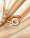 Rings For Women Roman Numeral Design Simple Ring Rose Gold Stainless Steel Girl Cute Chic Style Ring Wedding Party