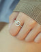 Rings For Women Roman Numeral Design Simple Ring Rose Gold Stainless Steel Girl Cute Chic Style Ring Wedding Party