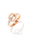 Rings For Women Roman Numeral Design Simple Ring Rose Gold Stainless Steel Girl Cute Chic Style Ring Wedding Party