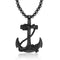 Tire Stainless Steel Pendant Necklace for Men Anniversary/Sliver,Anchor Design