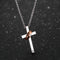 His & Hers Matching Set Necklace Pendants,Couple Pendants,Cross+Ring