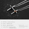 His & Hers Matching Set Necklace Pendants,Couple Pendants,Cross+Ring