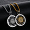 Stainless Steel Pendant Necklace for Mens Boys Cool Punk Pendant