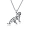 316 Stainless Steel Pendant Necklace for Men Anniversary/Sliver, Tiger