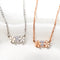 430mm Stainless Steel Necklace for Women/lady/Young Girl,18K Rose Gold Platted with Zircon