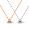 430mm Stainless Steel Necklace for Women/lady/Young Girl,18K Rose Gold Platted with Zircon,Triangle Pendant