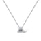 430mm Stainless Steel Necklace for Women/lady/Young Girl,18K Rose Gold Platted with Zircon,Triangle Pendant