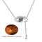 410mm+50mm Stainless Steel Necklace for Women/lady/Young Girl,18K Rose Gold Platted with Zircon,Eye & Tears