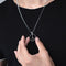 Stainless Steel Pendant Necklace for Mens Boys Cool Punk Pendant with 570mm+50mm Adjustable Chain