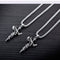 Stainless Steel Pendant Necklace for Mens Boys Cool Punk Pendant with 550mm Chain,Sword Design