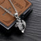 Men's Stainless Steel Simple Square Hollow Cube Charm Pendant Minimalist Couple Necklace