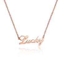 Titanium Steel Female Necklace Insects Joker Adorn Article Gift for Women Birthday Gift ,Lucky