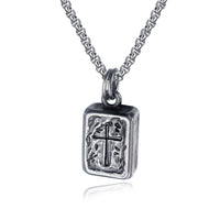 Stainless Steel Pendant Necklace for Mens Boys Cool Punk Pendant with 550mm Chain