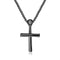 Stainless Steel Pendant Necklace for Mens Boys Cool Punk Pendant with 550mm Chain,Cross