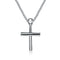 Stainless Steel Pendant Necklace for Mens Boys Cool Punk Pendant with 550mm Chain,Cross