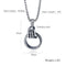 Fashion Titanium Steel Men Skeleton Hand Necklace for Men