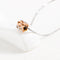 Women Rose Gold Titanium Steel Necklace Women's Pendant Creative Short Clavicle Chain,KX1495