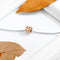 Women Rose Gold Titanium Steel Necklace Women's Pendant Creative Short Clavicle Chain,KX1495