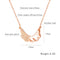 Women Titanium Steel Necklace Women's Pendant Creative Short Clavicle Chain