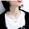 Women Titanium Steel Necklace Women's Pendant Creative Short Clavicle Chain