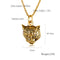 Stainless Steel Jewelry Fashion Tiger Head Necklace for Boyfriend