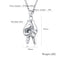 Pendant necklaces for mens stainless steel titanium splinter Gold black yes Victory gesture rock hip-pop male jewelry for male gifts