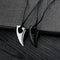 Punk Rope Chain Wolf Fang Pendant Necklace 2 Color Stainless Steel Jewelry Bohemian Wolf Tooth Necklace Men Boyfriend Cool Gift