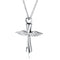 Stainless Steel  Necklaces for Ashes Cross Wing Pendant Necklace Jewelry