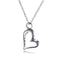 Stainless Steel Commemorative Heart Crystal Angel Wings Ash Locket Charm Jewelry Necklace