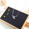 Stainless Steel Paper Crane Pendant Necklace