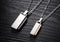 His & Hers Matching Set Love Devotion Couple Pendant,Stainless Steel