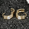 Fashion Birthstone Hoop Earrings for Women, White