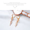 18k Gold Plated Copper with Zircon Drop Earrings/Long Earrings for Women