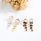 18k Gold Plated Copper with Zircon Drop Earrings/Long Earrings for Women