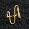 Fashion Knuckle Rings for Ladies,Copper,Platted 18K Gold,Snake Shape