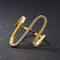 Fashion Knuckle Rings for Ladies,Copper,Platted 18K Gold,Snake Shape