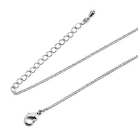 Simple Metal Bar Necklace for Women and Girls,450mm+55mm