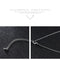 Simple Metal Bar Necklace for Women and Girls,450mm+55mm