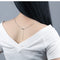 Simple Metal Bar Necklace for Women and Girls,510mm+60mm