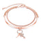 Fashion 18K Gold Platted Copper Bracelet for Women,6.29‘’+1.57‘'