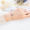 Fashion 18K Gold Platted Copper Bracelet for Women,6.29‘’+1.57‘',KS1001