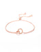 Fashion 18K Gold Platted Copper Bracelet for Women,6.29‘’+1.57‘',KS1002