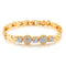 Fashion 18K Gold Platted Copper Bracelet for Women,KS498