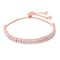 Fashion 18K Gold Platted Copper Bracelet for Women,Adjustable Chain 9.84'',KS532