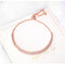 Fashion 18K Gold Platted Copper Bracelet for Women,Adjustable Chain 9.84'',KS532