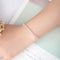 Fashion 18K Gold Platted Copper Bracelet for Women,Adjustable Chain 9.84'',KS532