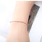 Fashion 18K Gold Platted Copper Bracelet for Women,Adjustable Chain 9.84'',KS536