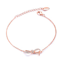 Fashion 18K Gold Platted Copper Bracelet for Women,Adjustable Chain 9.84'',KS542