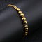 Fashion 18K Gold Platted Copper Bracelet for Women, Adjustable Chain from 7.09'' to 9.84''