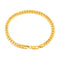 18k Gold Platted Copper Chain Bracelet for Men,7.48'' to 9.05''